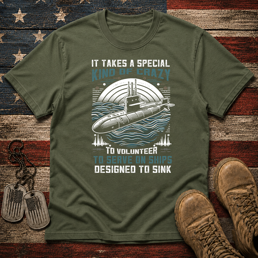 Navy Submarine Classic Tee