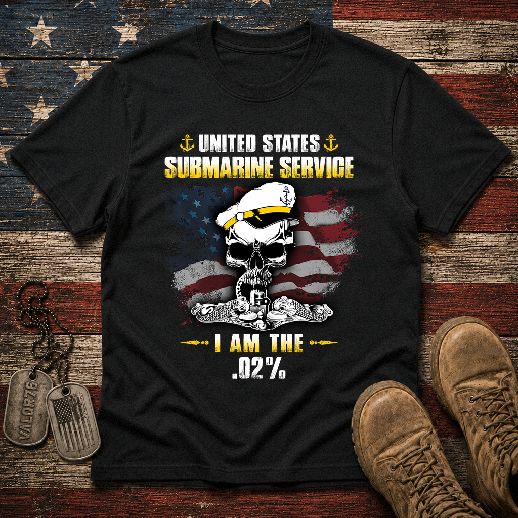 I Am The .02 Navy Submarine Classic Tee