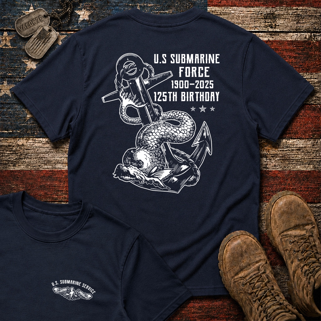 Navy Submarine 125th Birthday Classic Tee