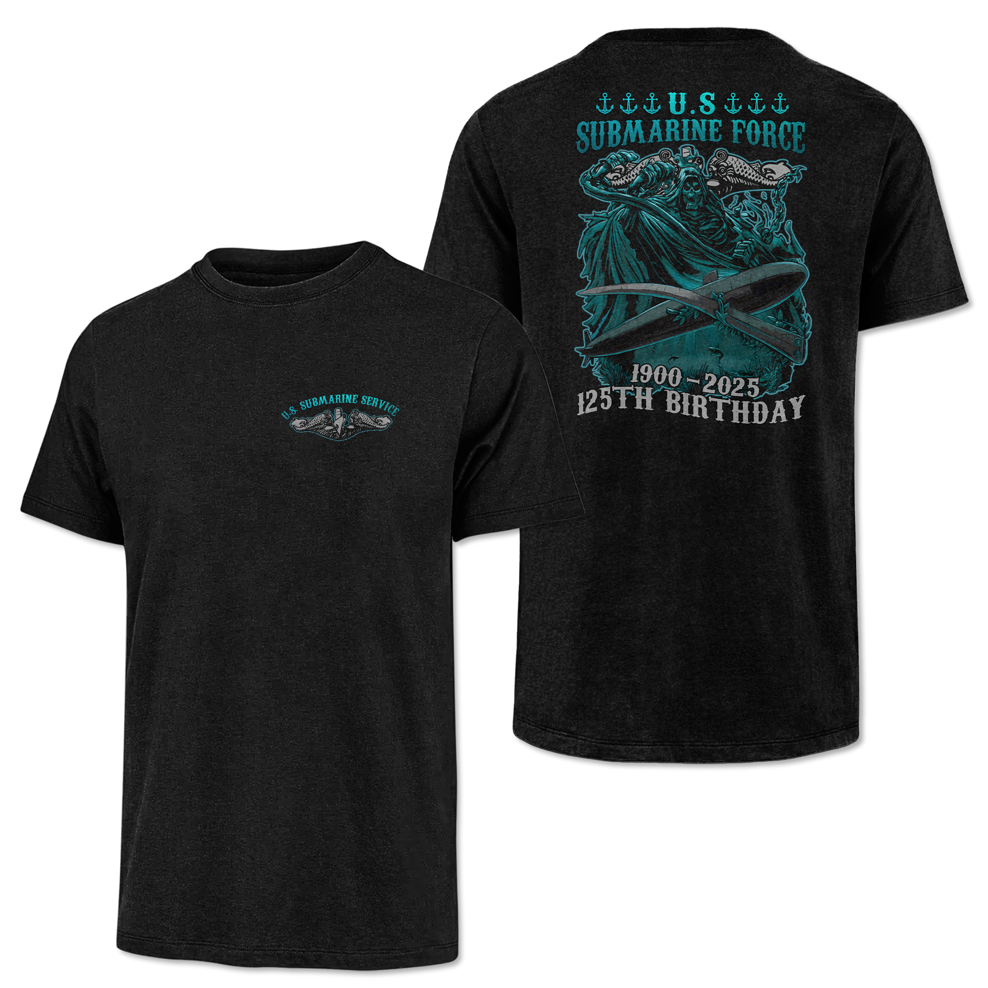 Navy Submarine 125th Birthday Classic Tee