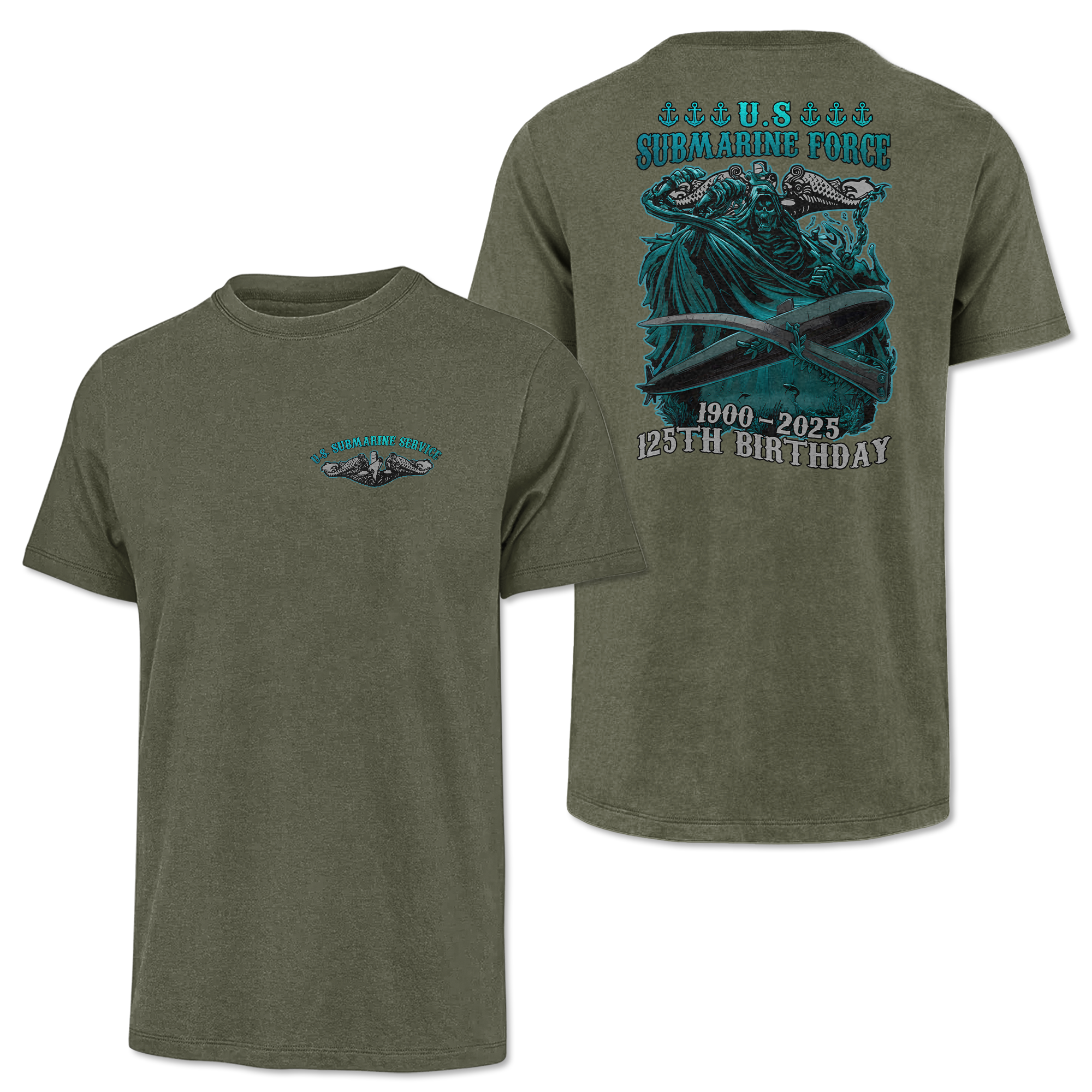 Navy Submarine 125th Birthday Classic Tee