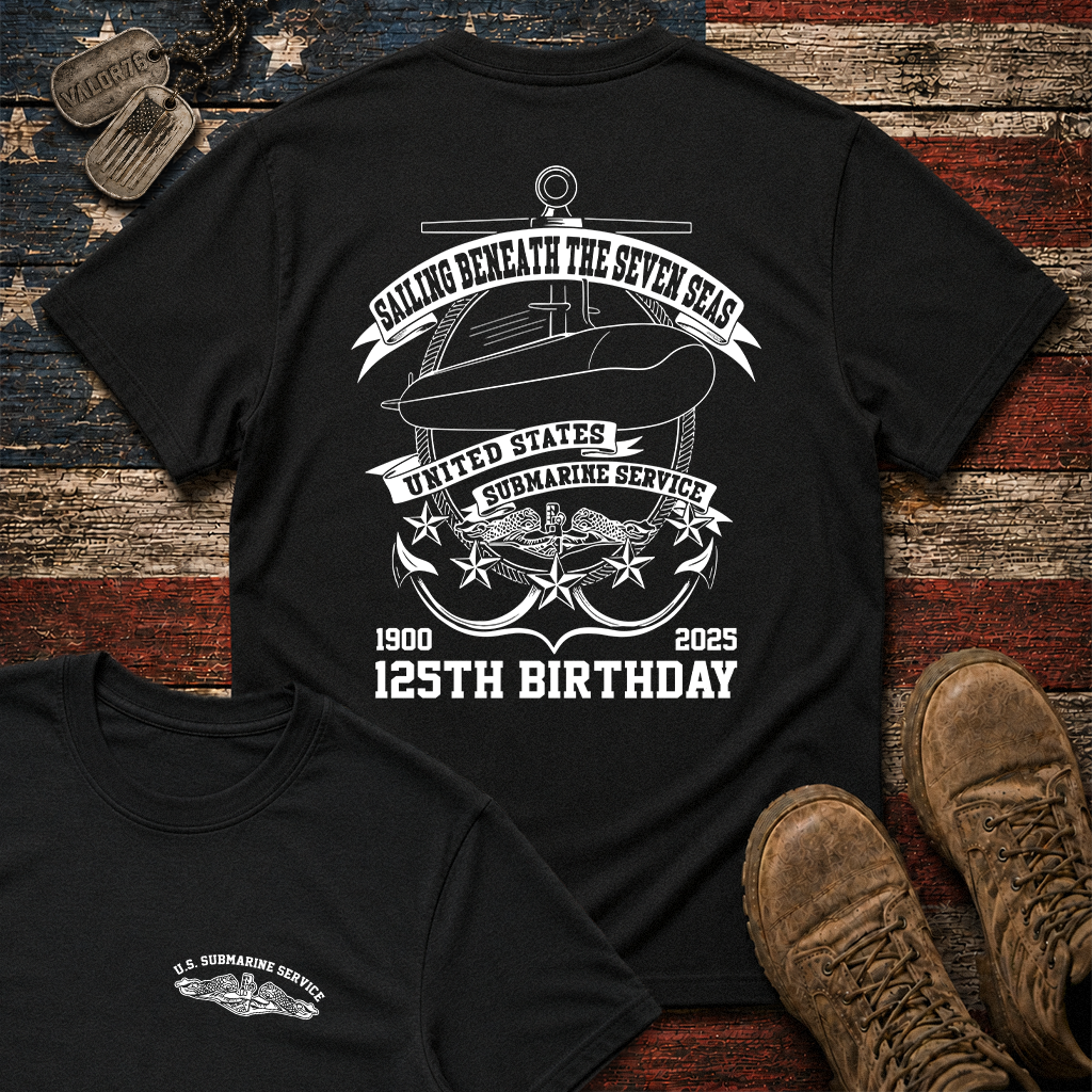 Navy Submarine 125th Birthday Classic Tee