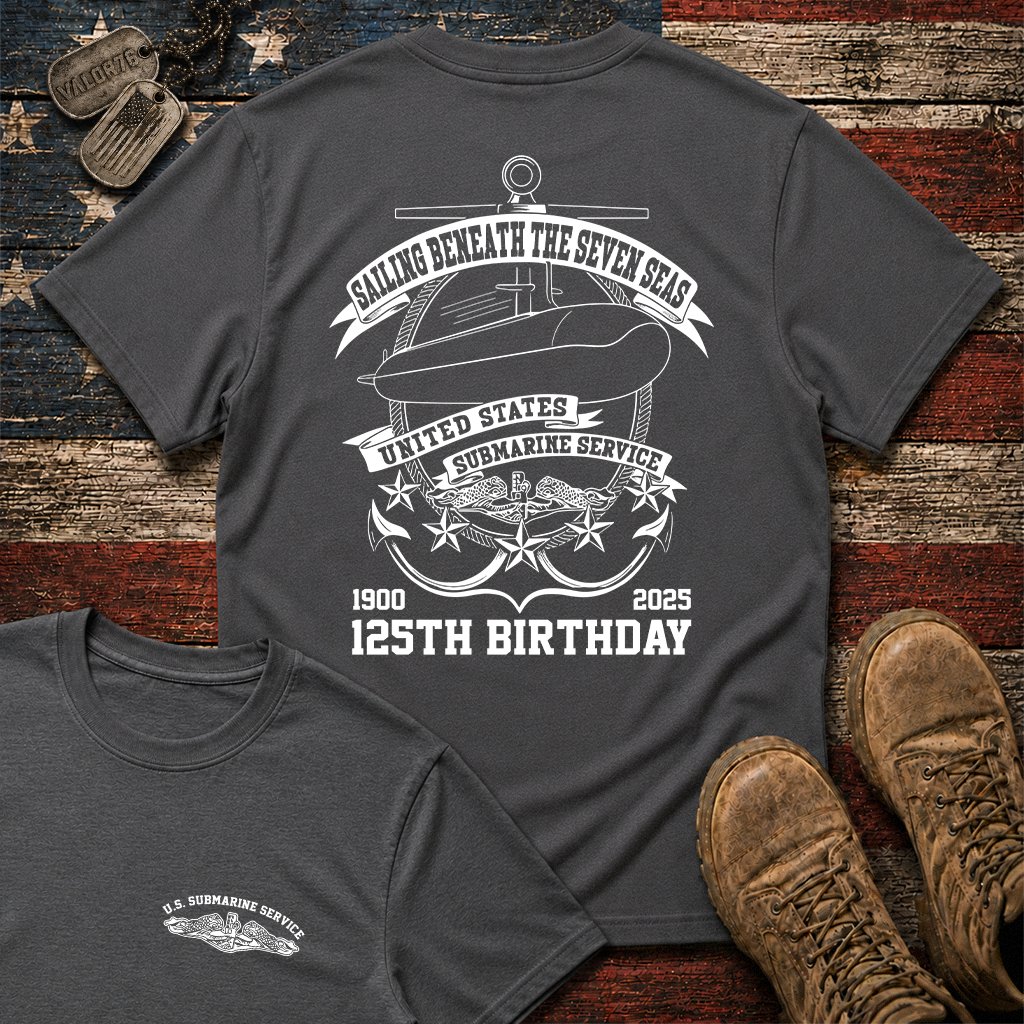 Navy Submarine 125th Birthday Classic Tee