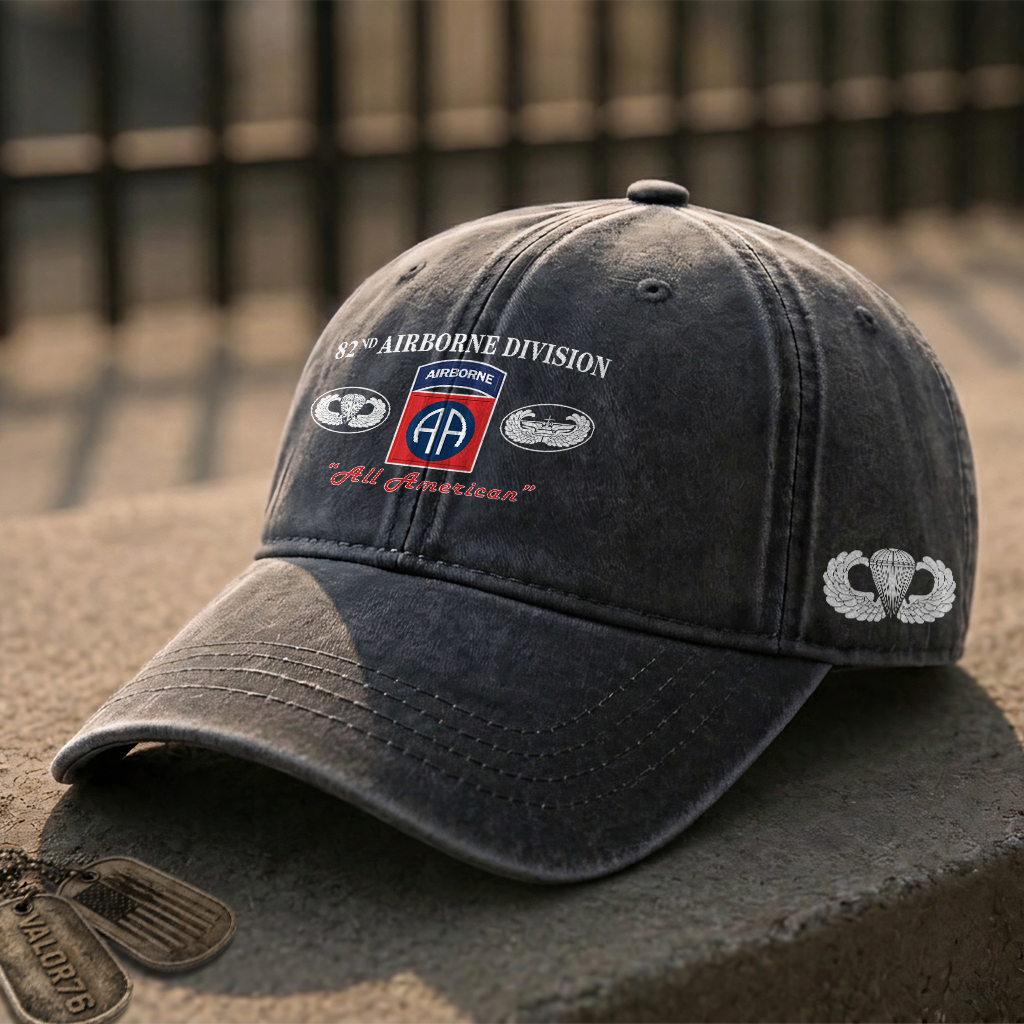 82nd Airborne All American Washed Cap