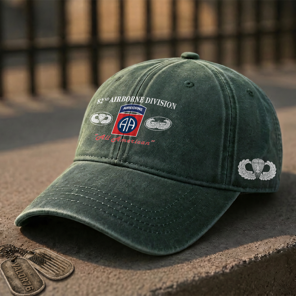 82nd Airborne All American Washed Cap