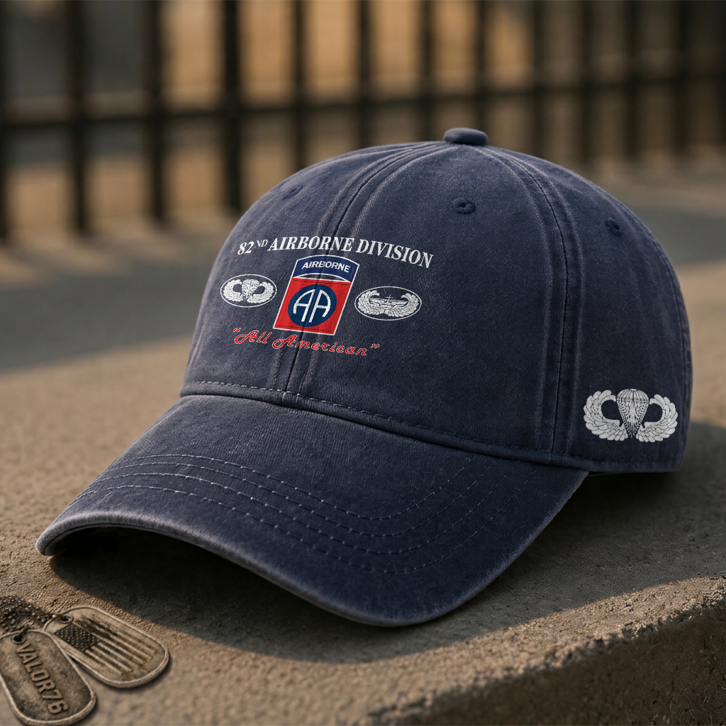 82nd Airborne All American Washed Cap