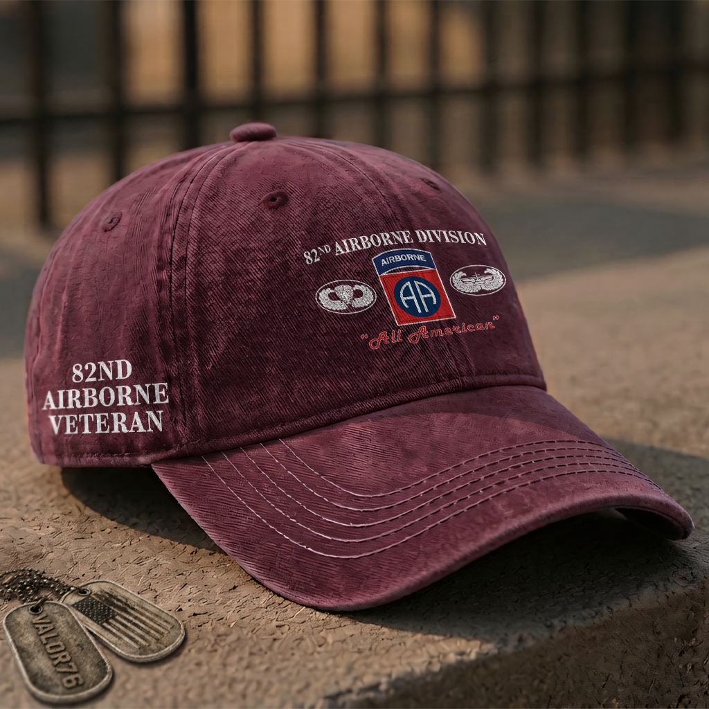 82nd Airborne All American Washed Cap