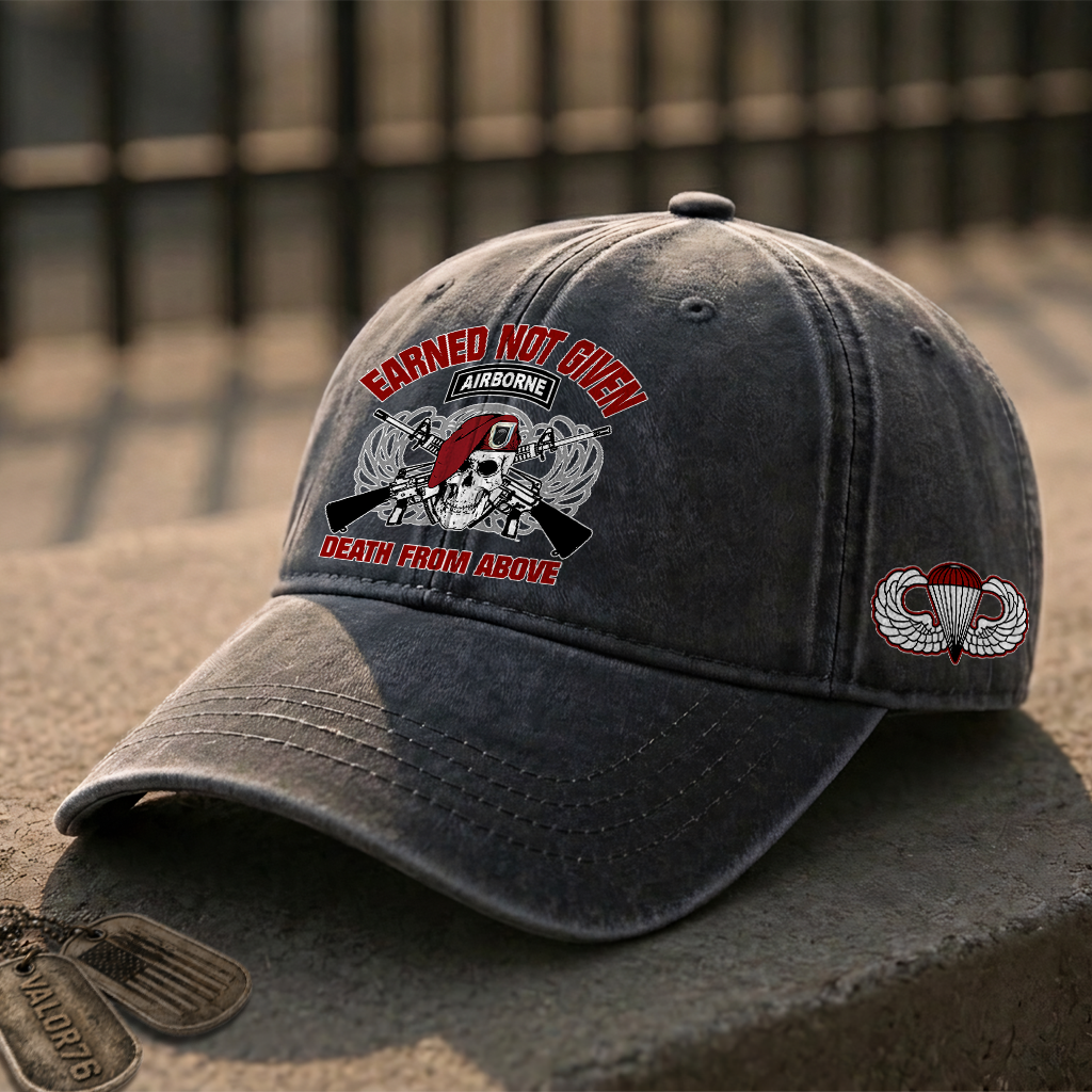 Airborne Death From Above Washed Cap