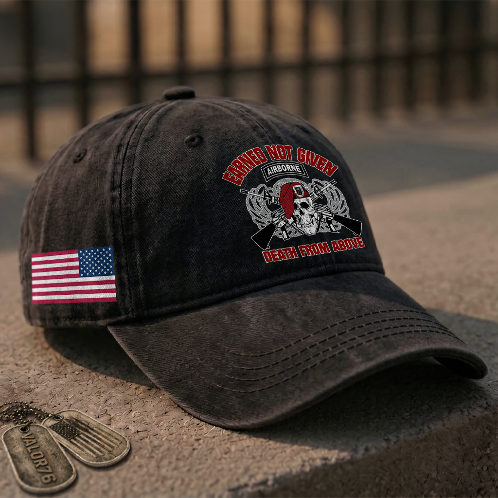 Airborne Death From Above Washed Cap