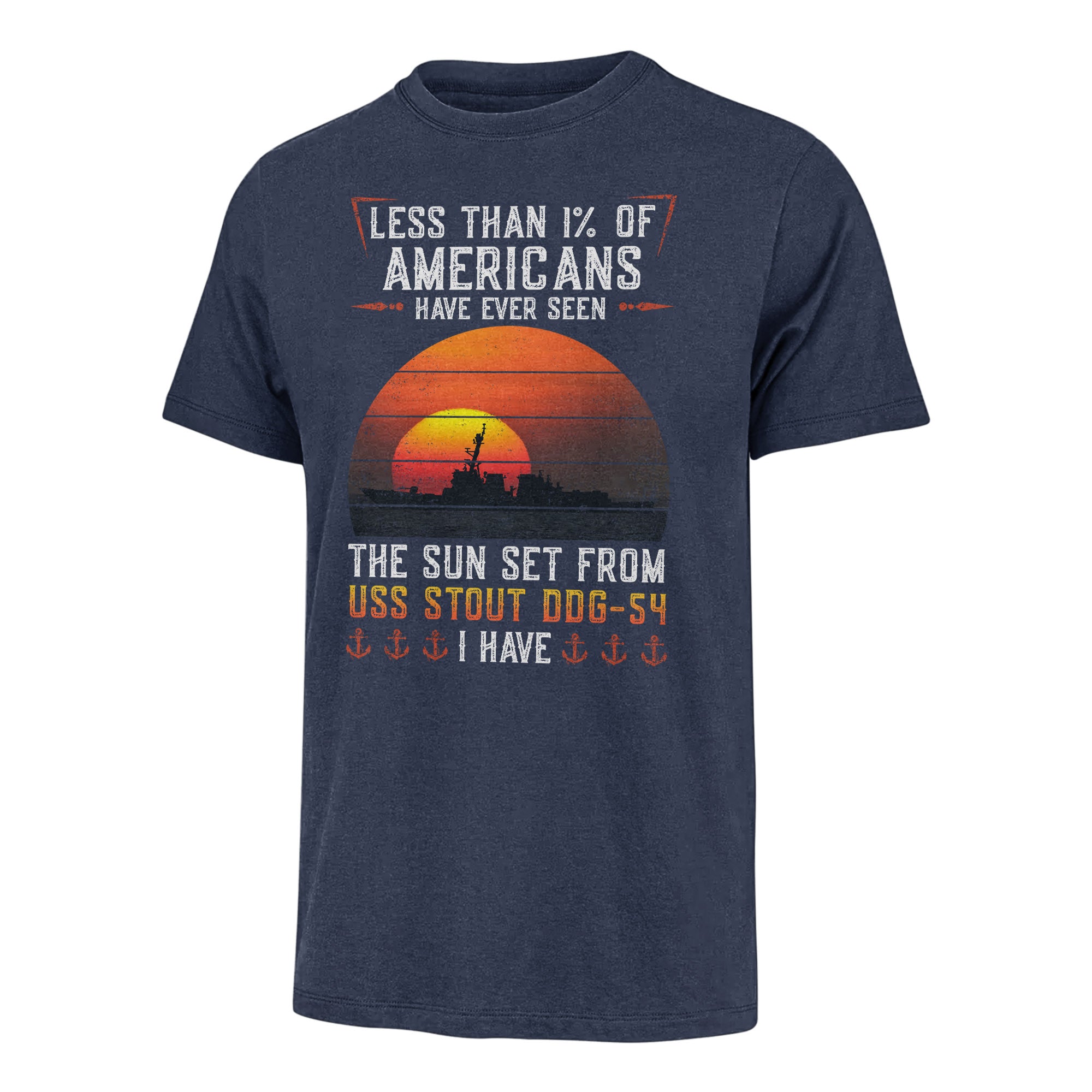Less Than 1% USS Stout DDG-54 Classic T-shirt