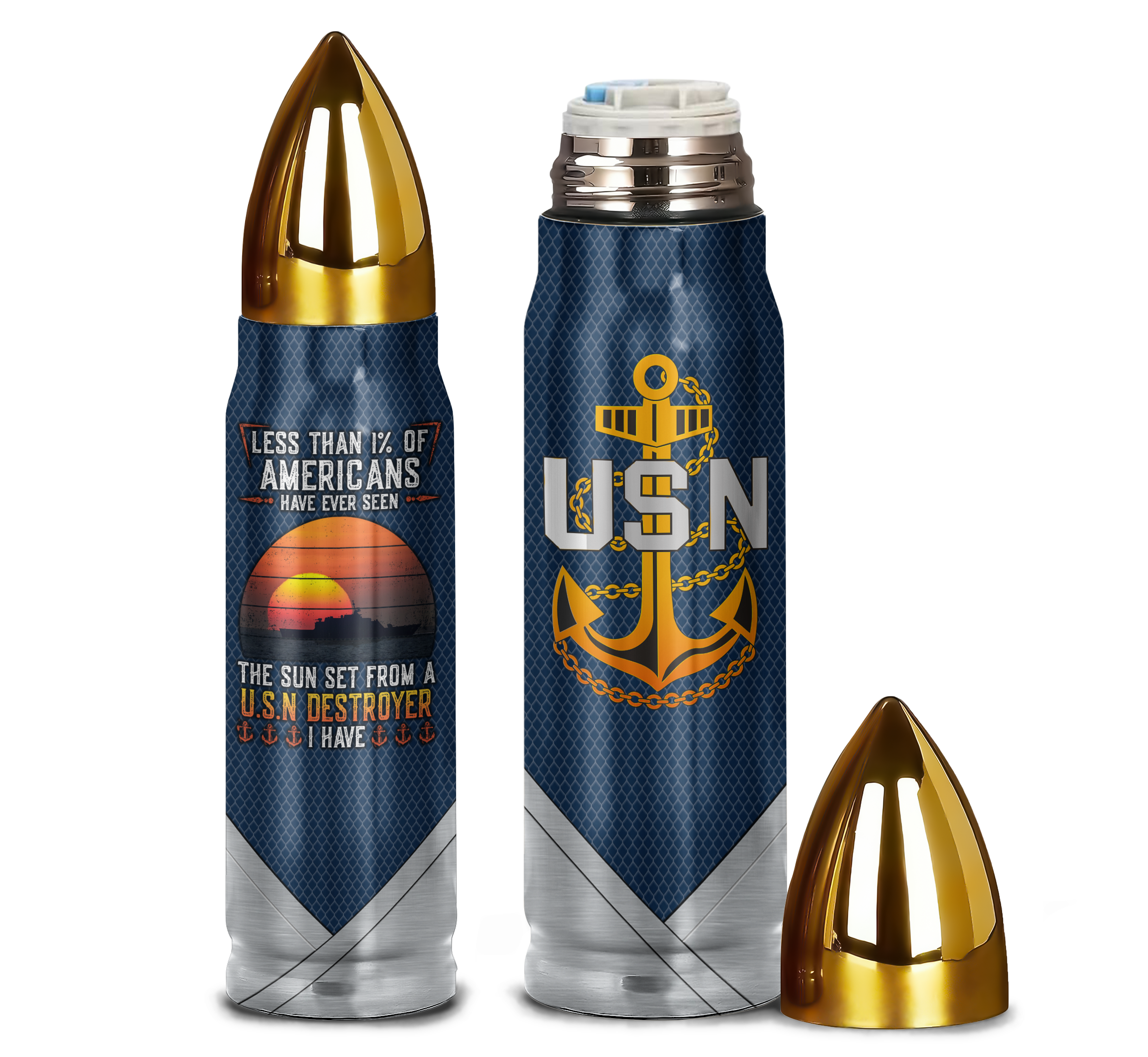 Less Than 1% Destroyer Bullet Tumbler