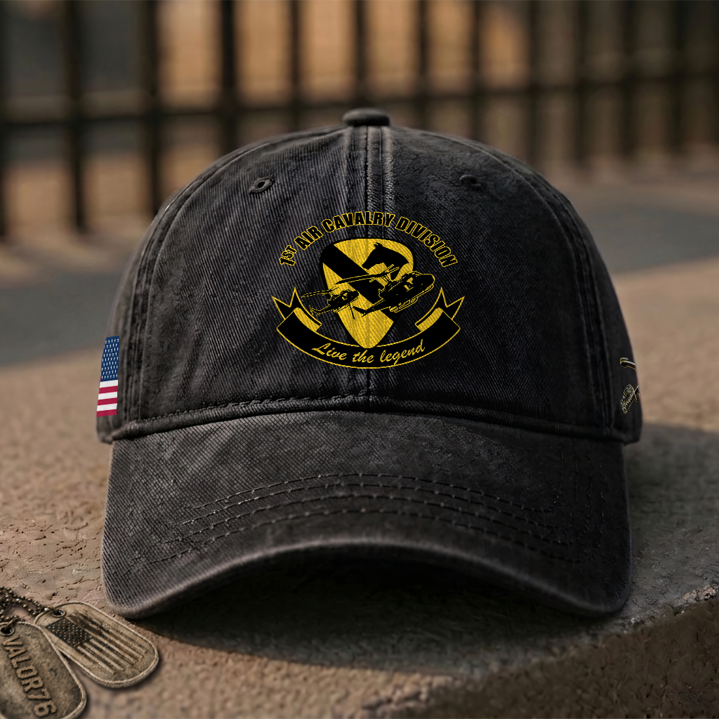 Army 1st Cavalry Division Washed Cap