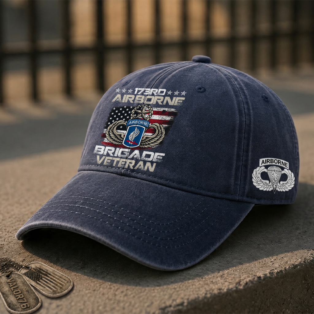 173rd Airborne Brigade Washed Cap