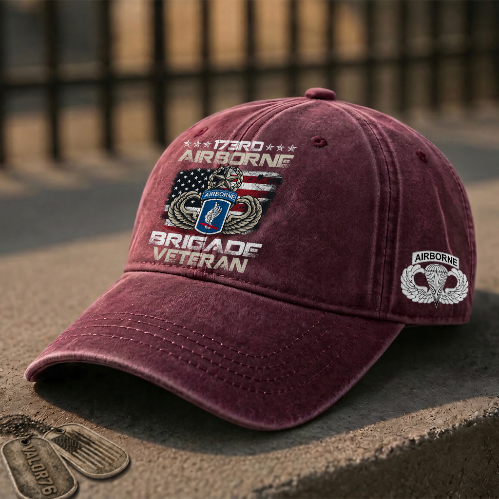 173rd Airborne Brigade Washed Cap