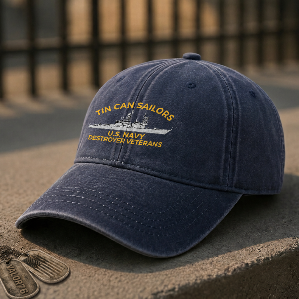 Tin Can Sailors Washed Cap