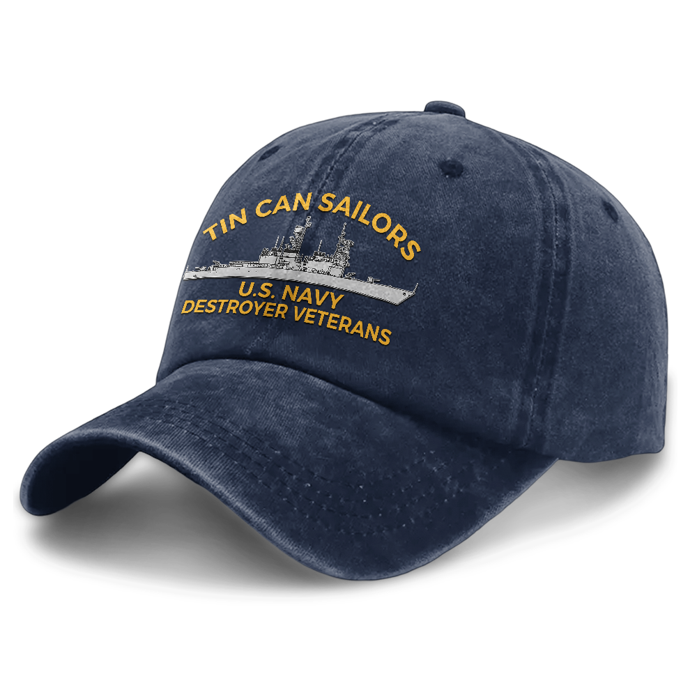 Tin Can Sailors Washed Cap