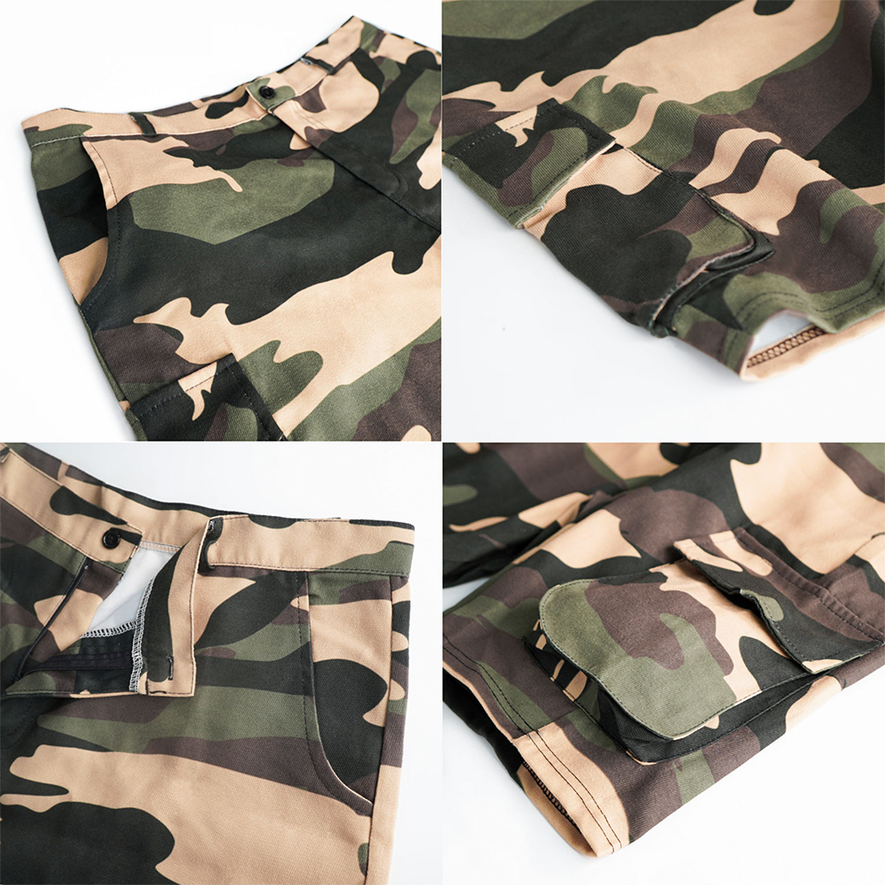 Airborne Camouflage Cargo Shorts