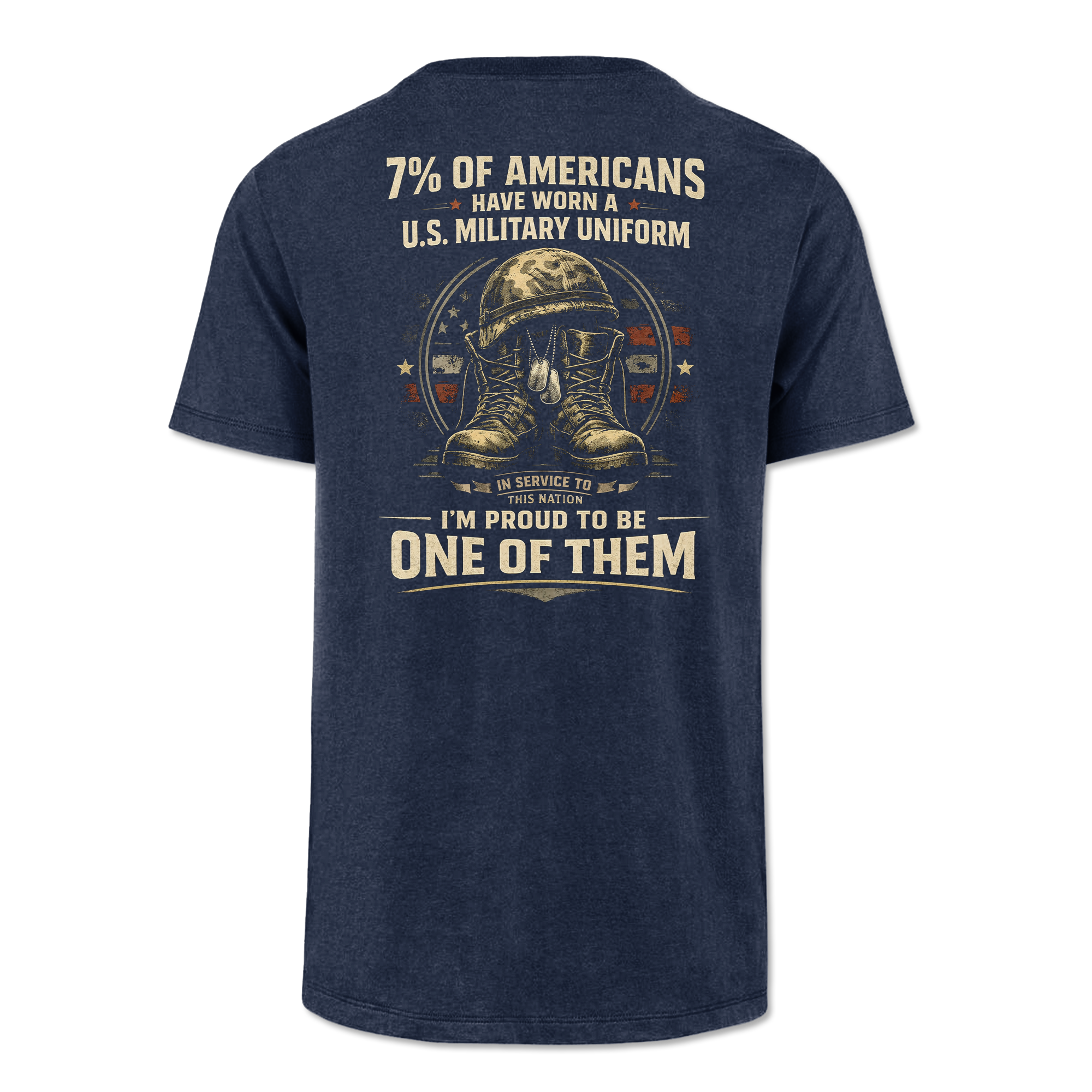 7% Of Americans U.S. Military Classic Tee