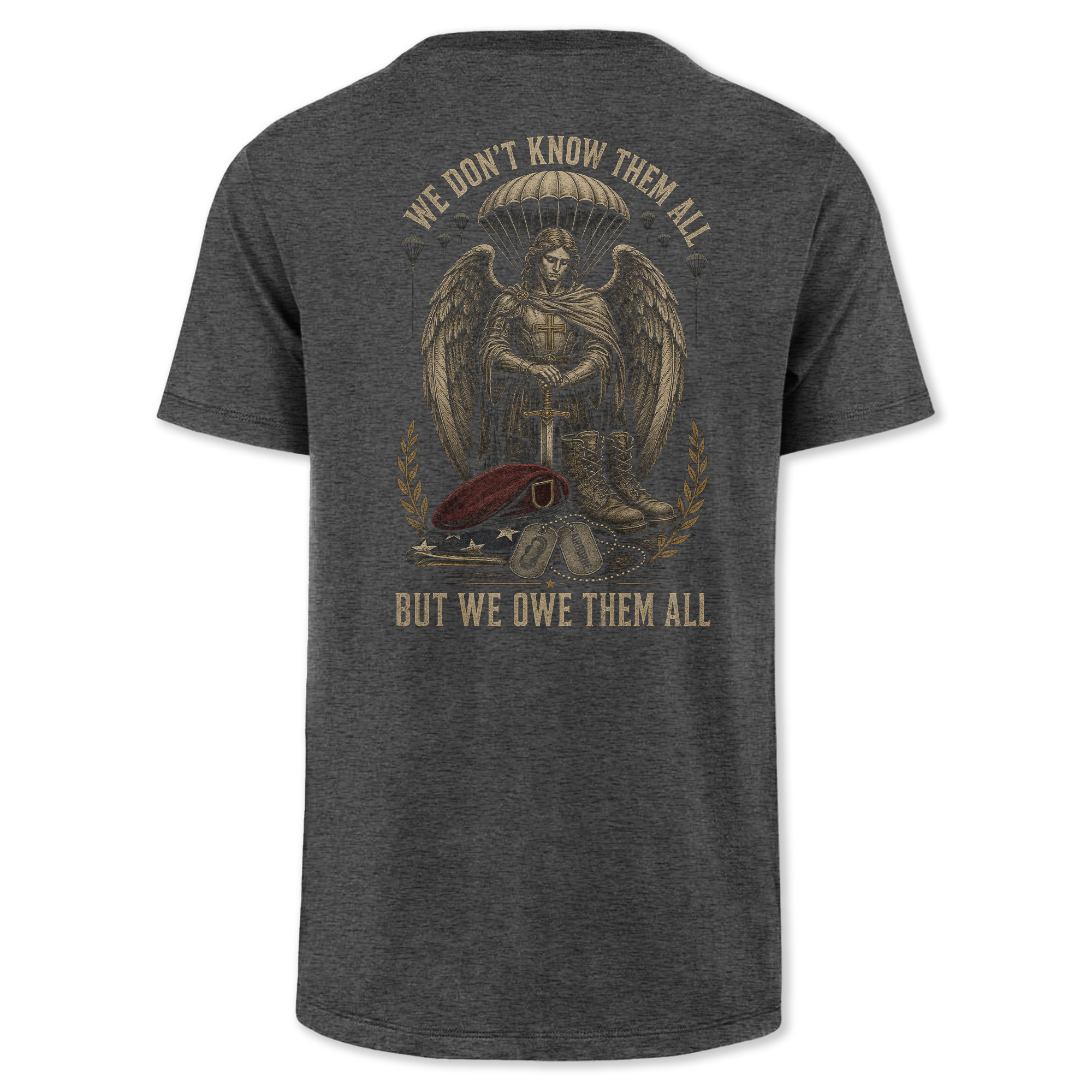 We Don't Know Them All Airborne Saint Michael Classic Tee