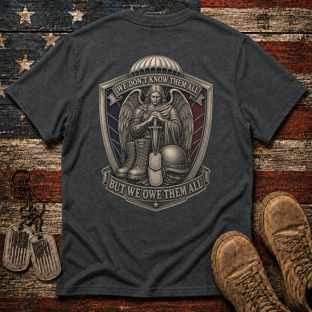We Don't Know Them All Airborne Saint Michael Classic Tee