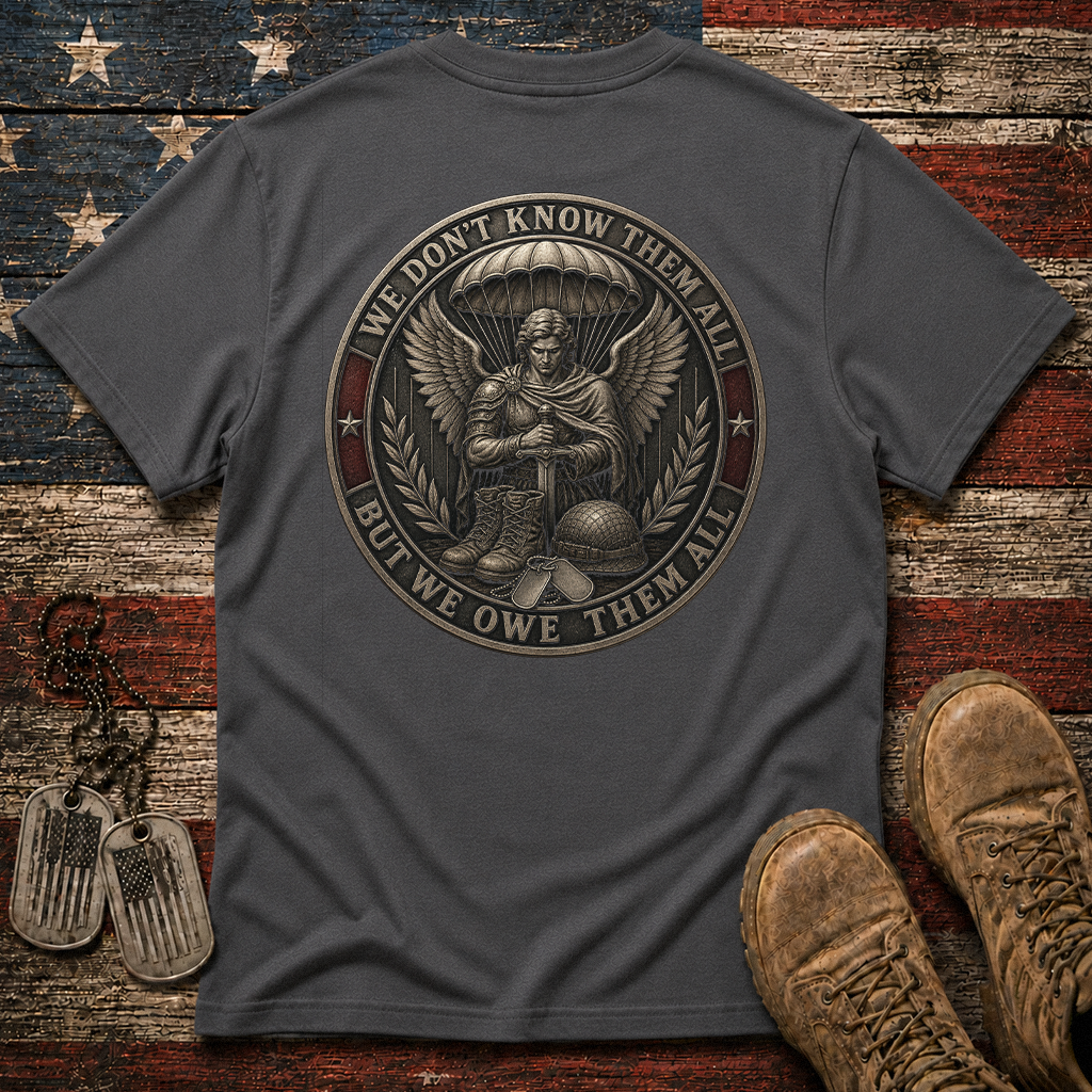 We Don't Know Them All Airborne Saint Michael Classic Tee