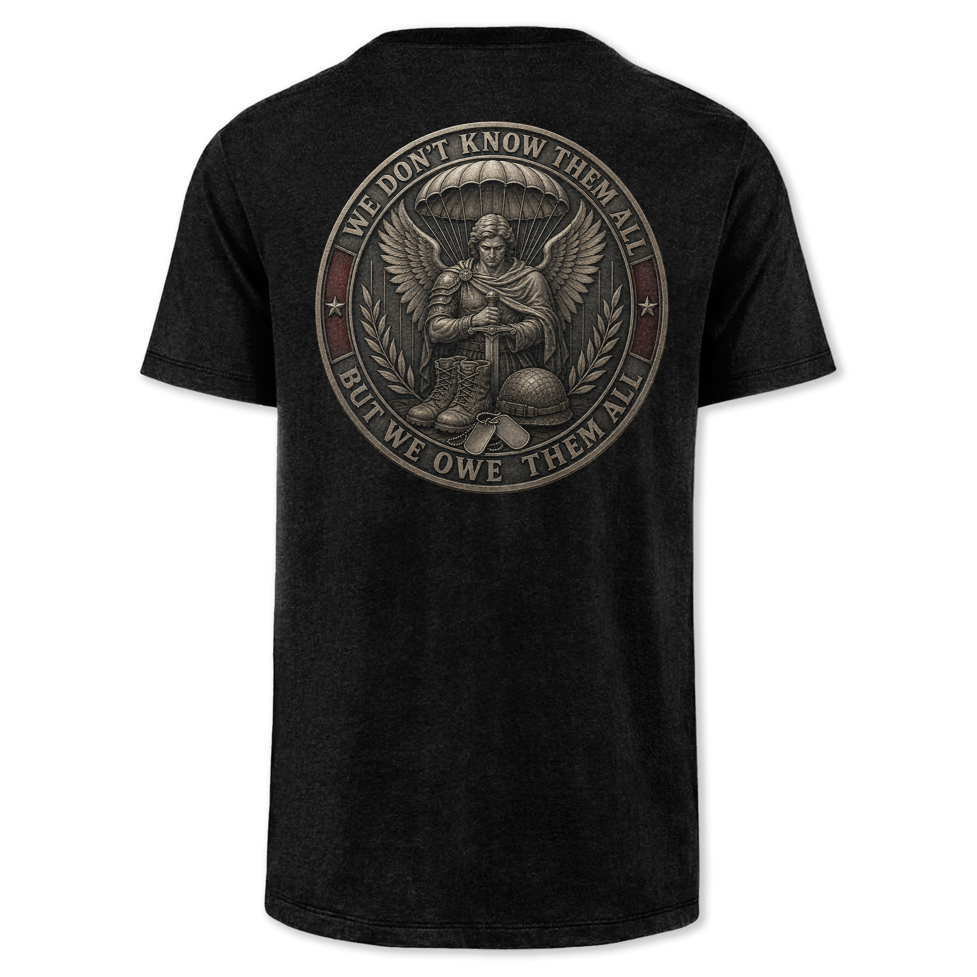 We Don't Know Them All Airborne Saint Michael Classic Tee