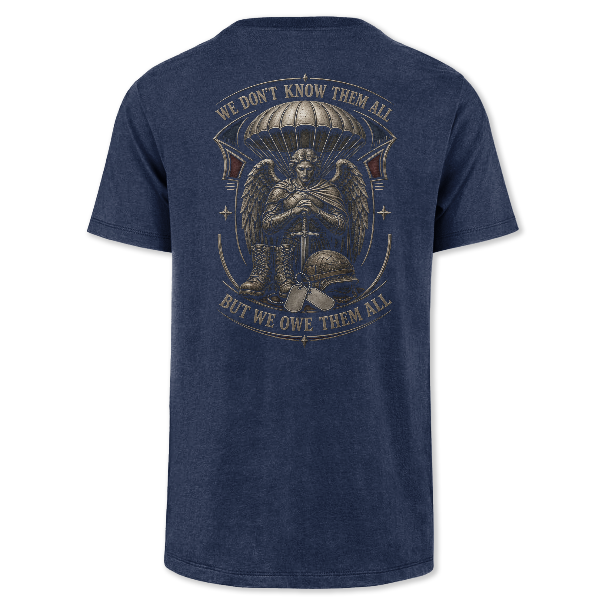We Don't Know Them All Airborne Saint Michael Classic Tee