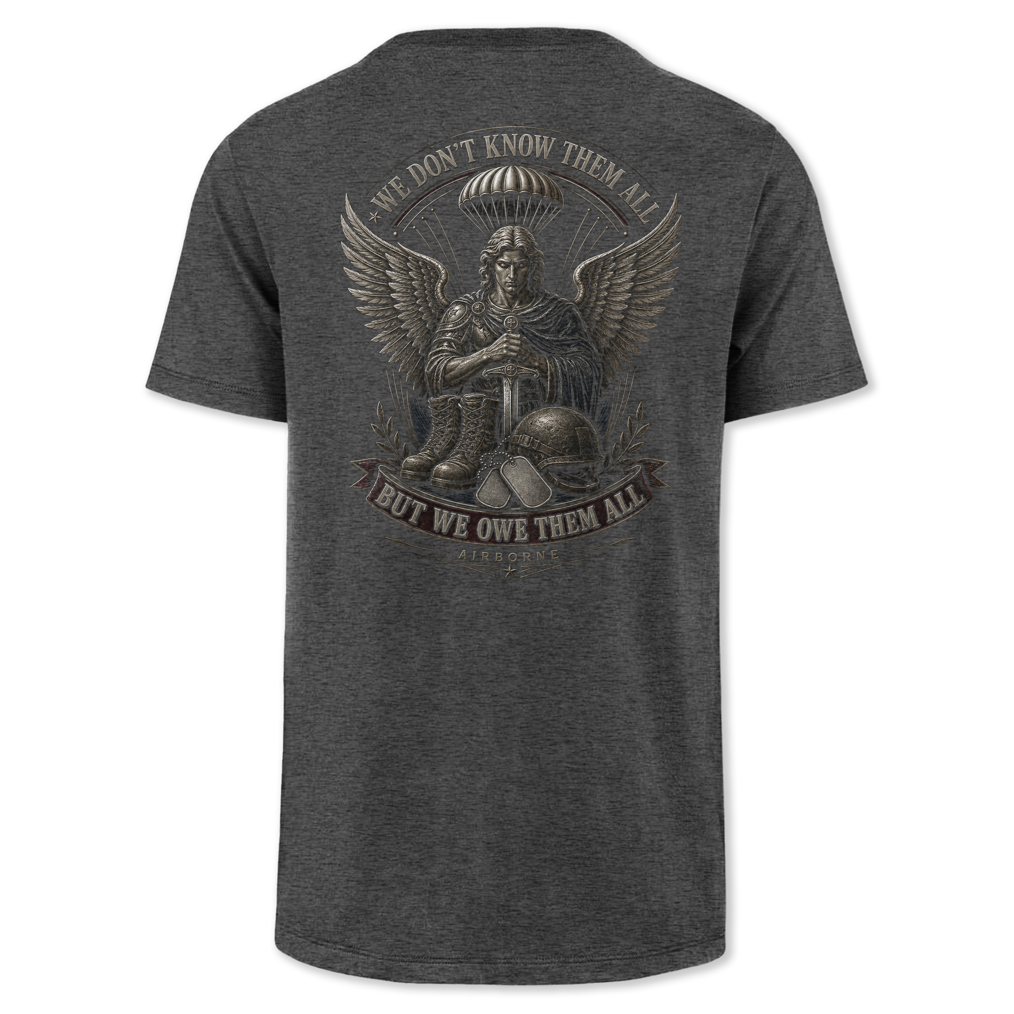 We Don't Know Them All Airborne Saint Michael Classic Tee