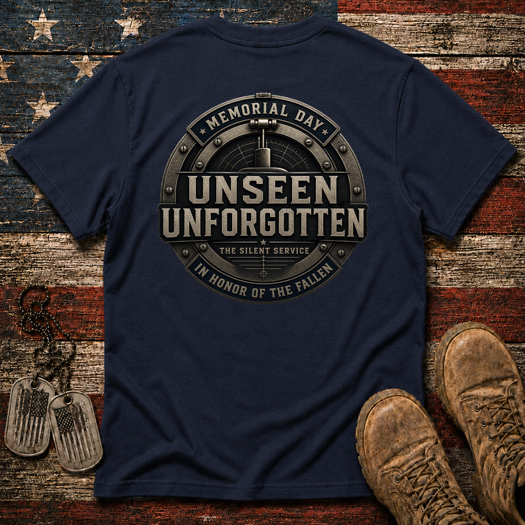 Unseen Unforgotten Navy Submarine Classic Tee