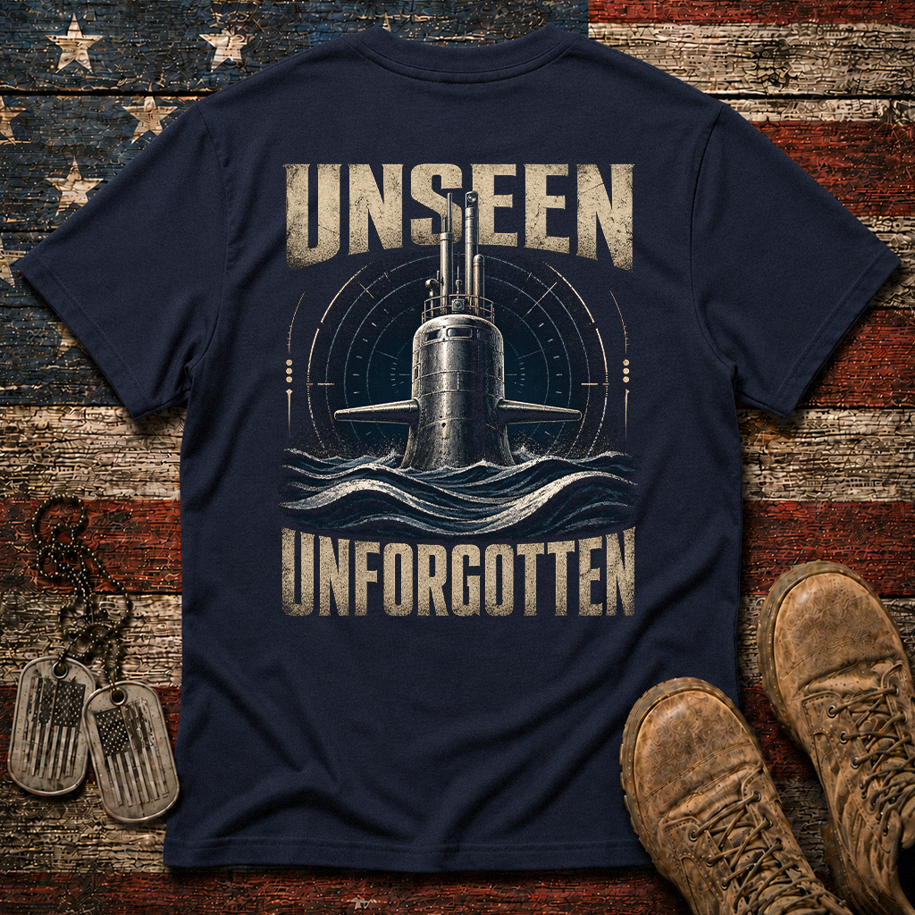 Unseen Unforgotten Navy Submarine Classic Tee