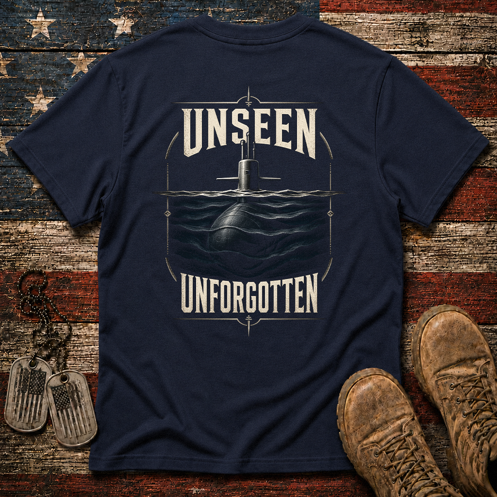 Unseen Unforgotten Navy Submarine Classic Tee