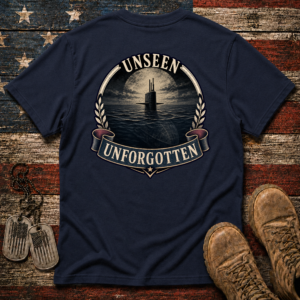 Unseen Unforgotten Navy Submarine Classic Tee