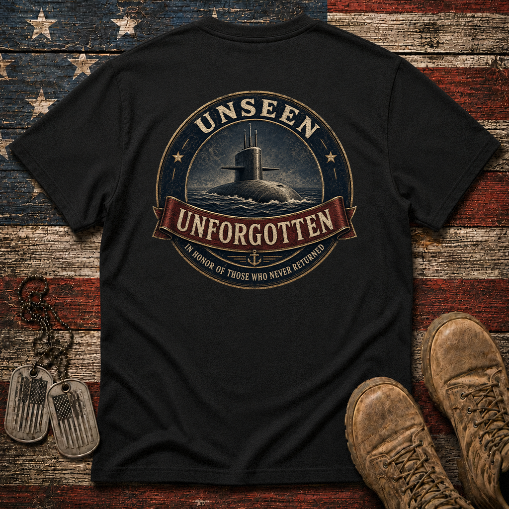 Unseen Unforgotten Navy Submarine Classic Tee