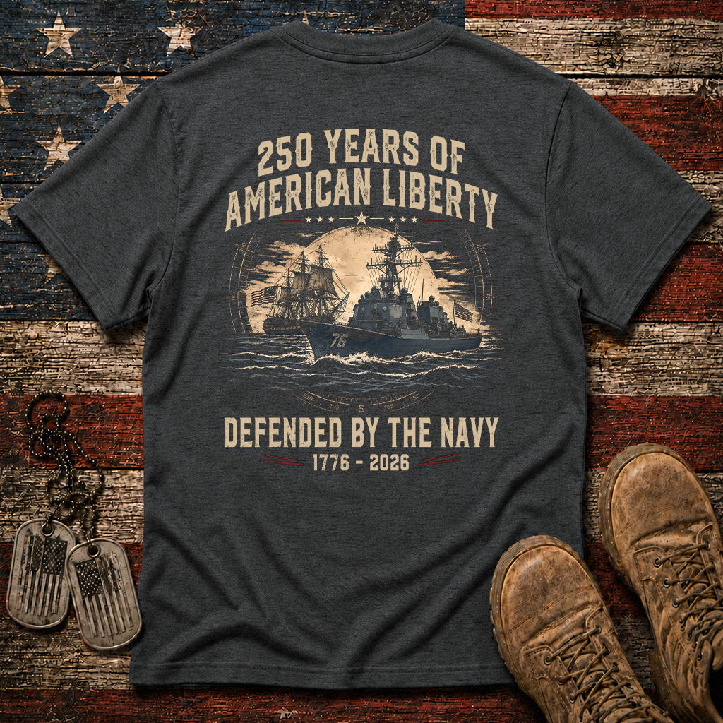 250 Years Of American Liberty The Navy Classic Tee