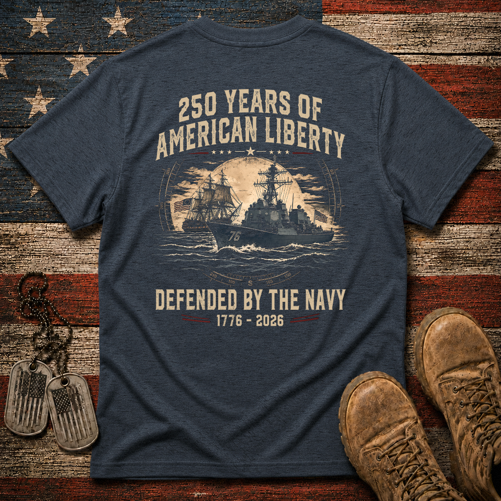 250 Years Of American Liberty The Navy Classic Tee