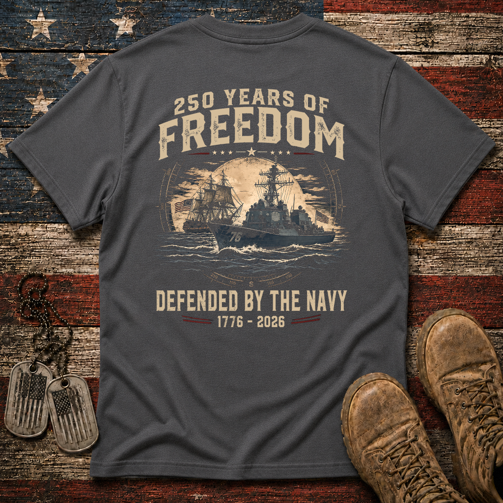 250 Years Of Freedom The Navy Classic Tee