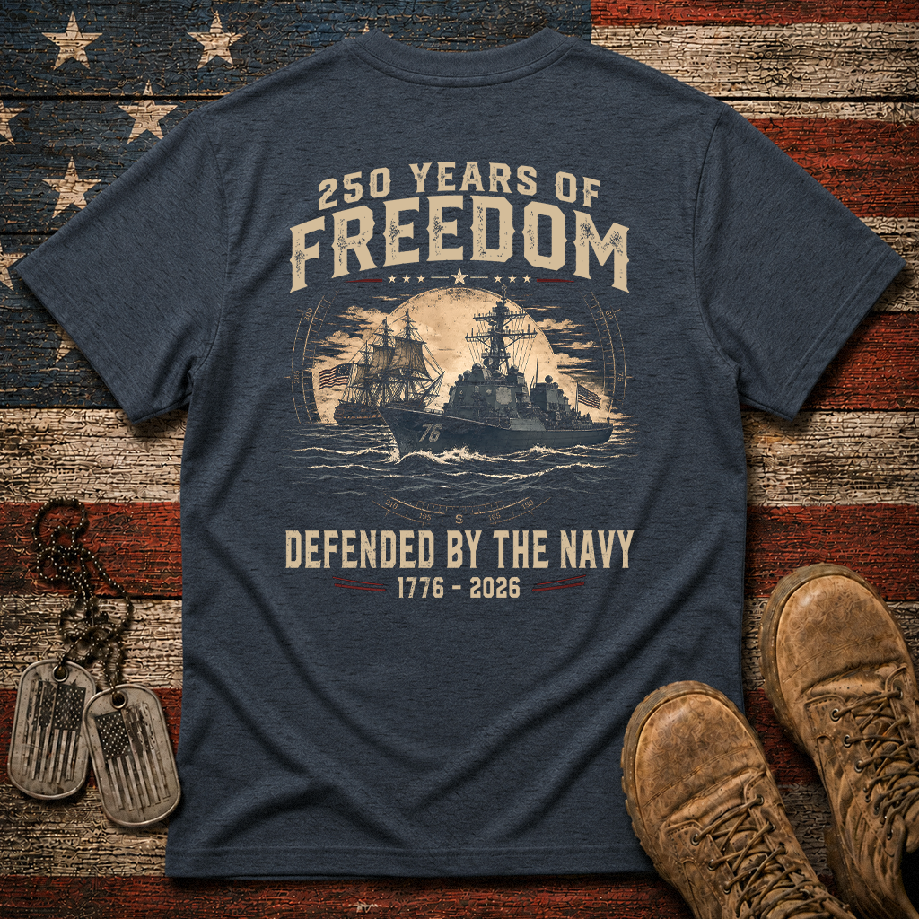 250 Years Of Freedom The Navy Classic Tee