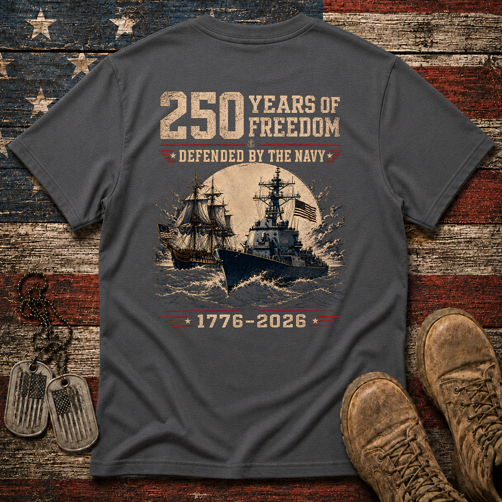 250 Years Of Freedom The Navy Classic Tee