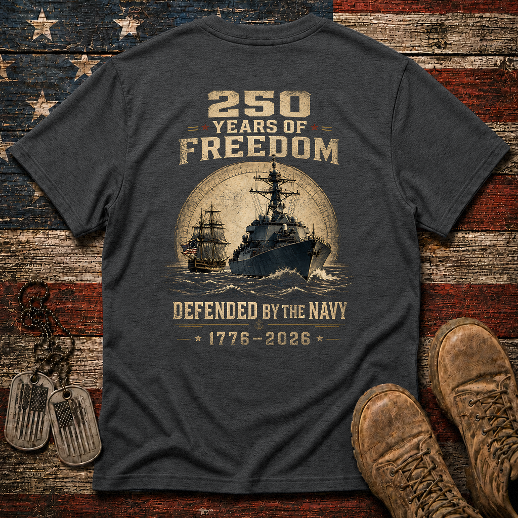 250 Years Of Freedom The Navy Classic Tee