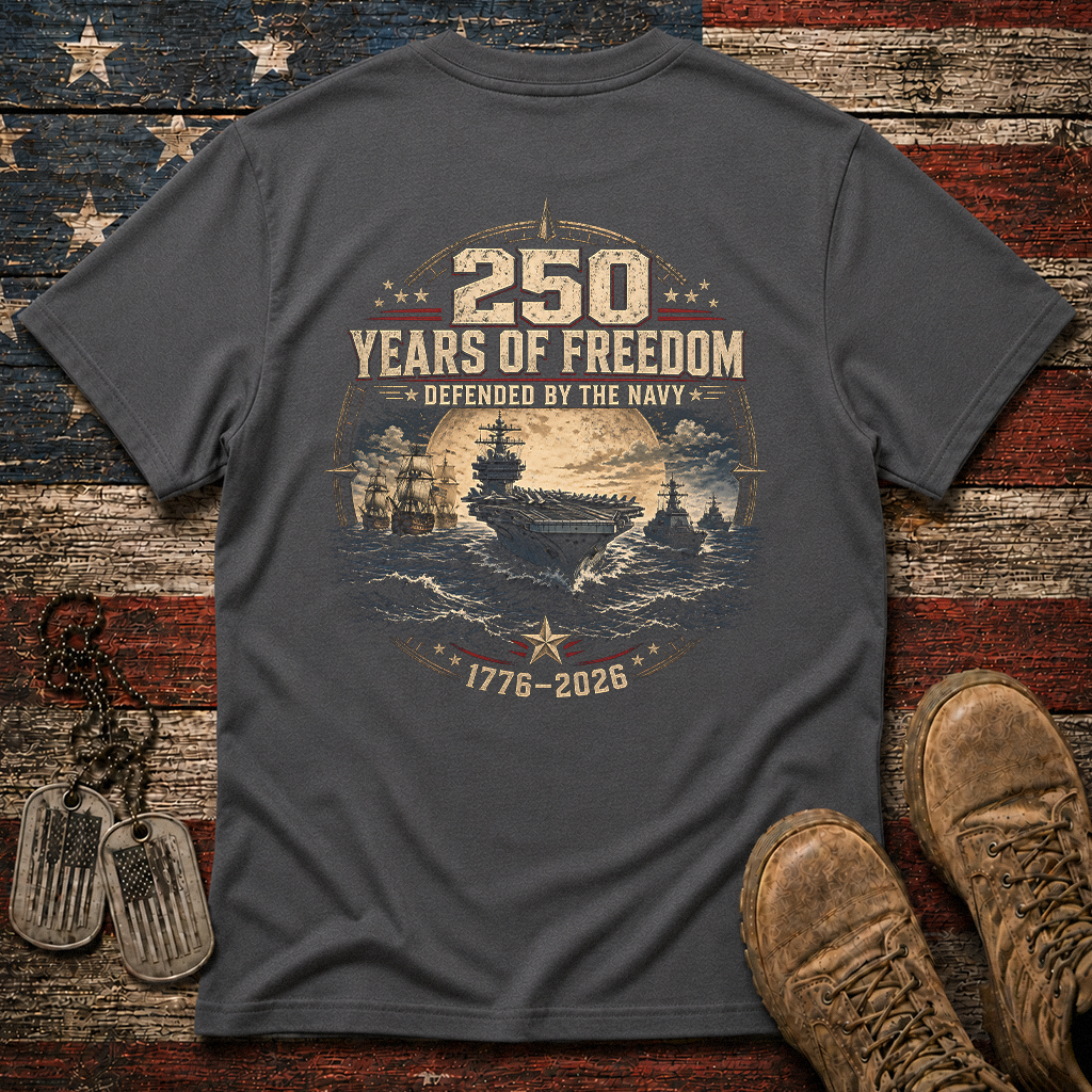 250 Years Of Freedom The Navy Classic Tee