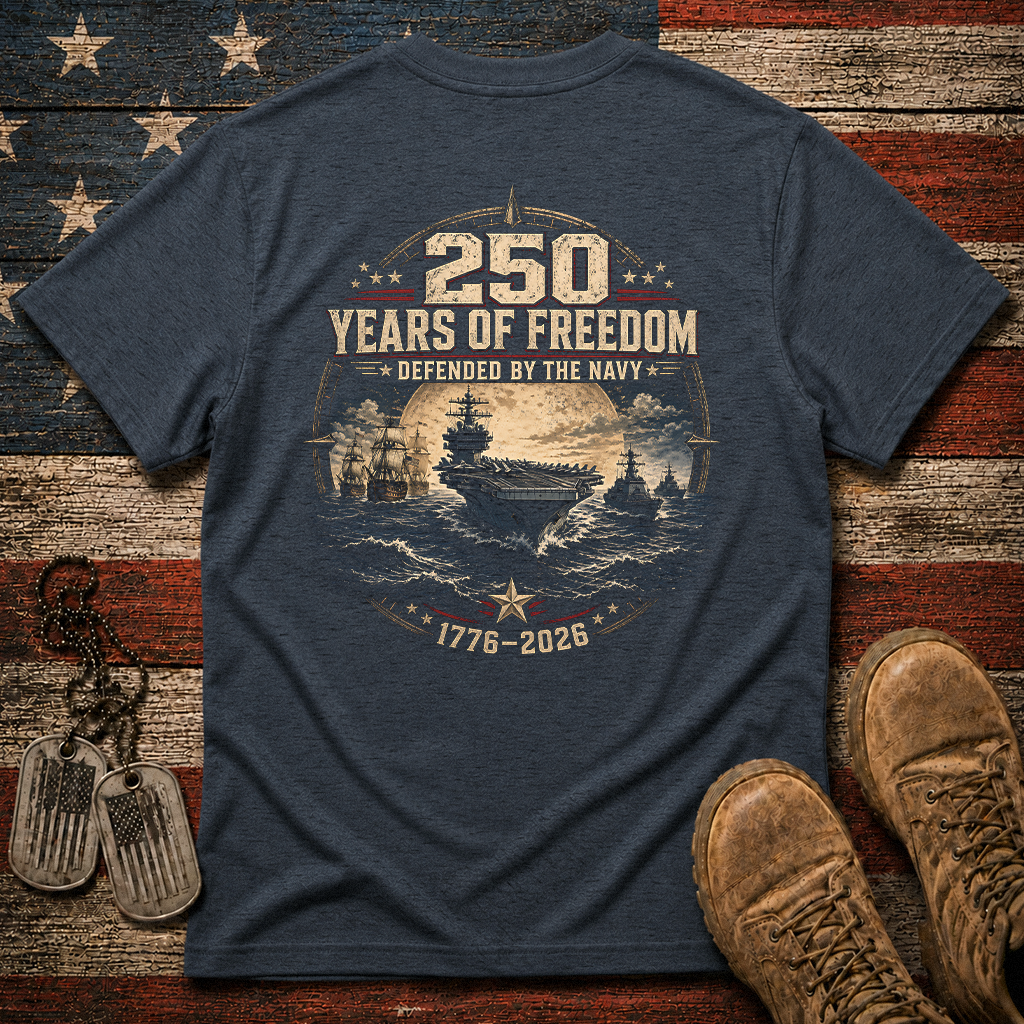 250 Years Of Freedom The Navy Classic Tee