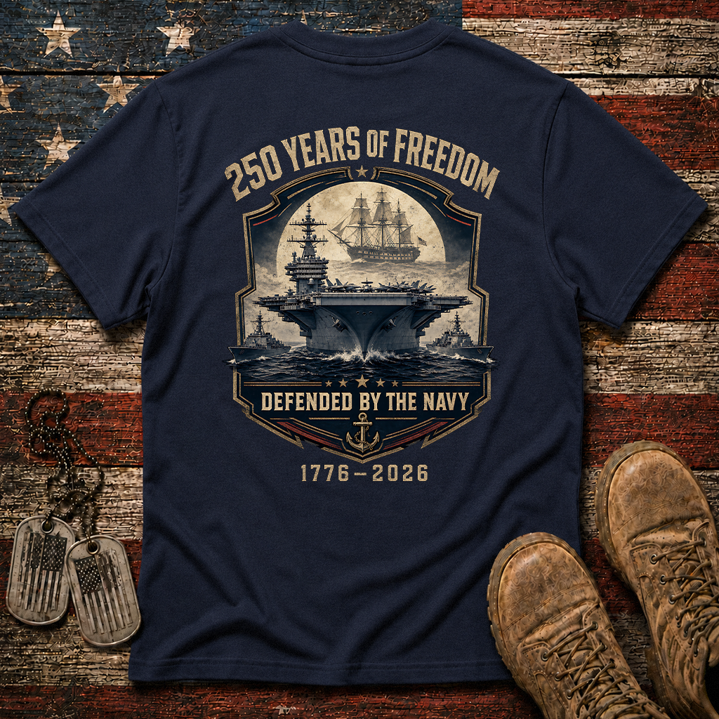 250 Years Of Freedom The Navy Classic Tee