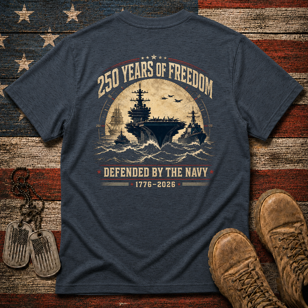 250 Years Of Freedom The Navy Classic Tee