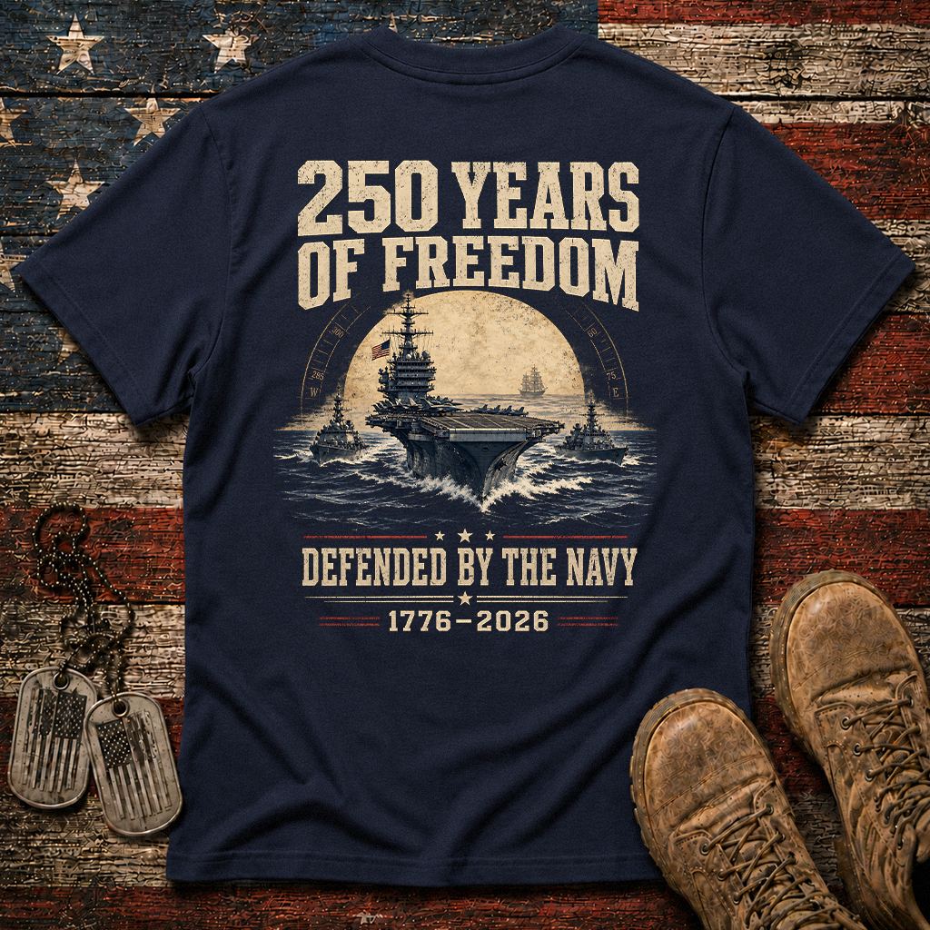 250 Years Of Freedom The Navy Classic Tee