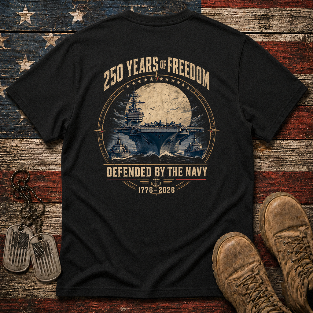 250 Years Of Freedom The Navy Classic Tee