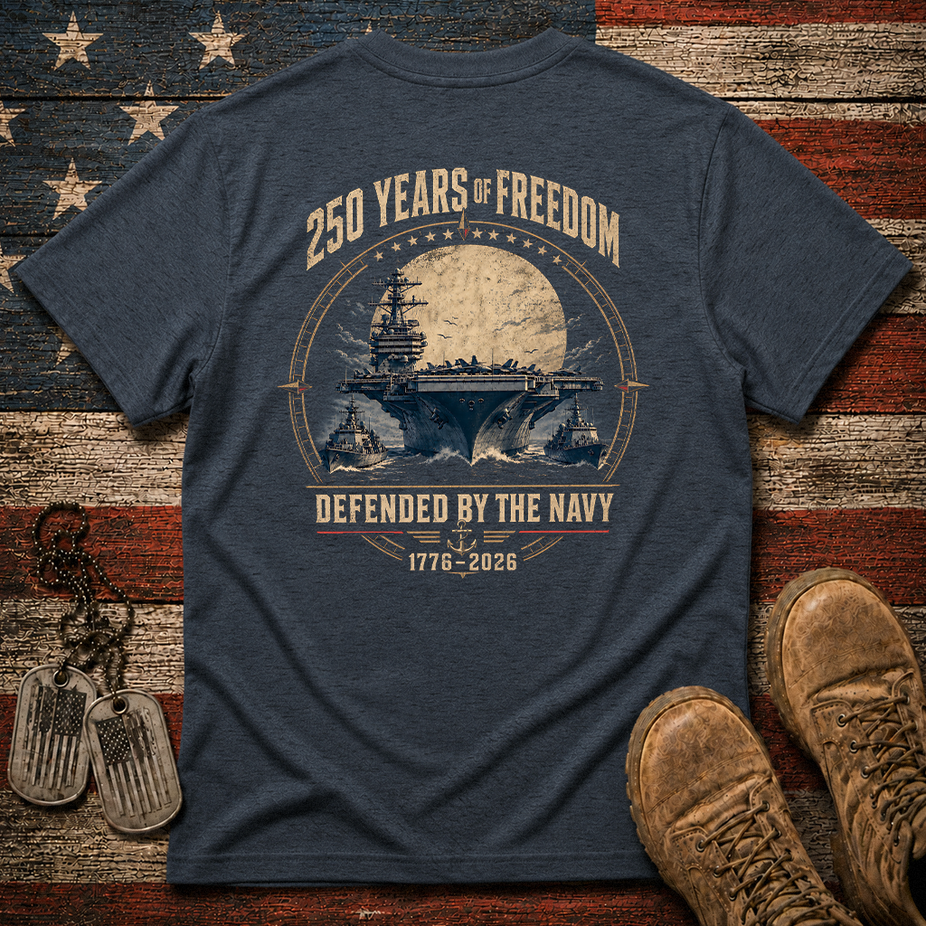 250 Years Of Freedom The Navy Classic Tee