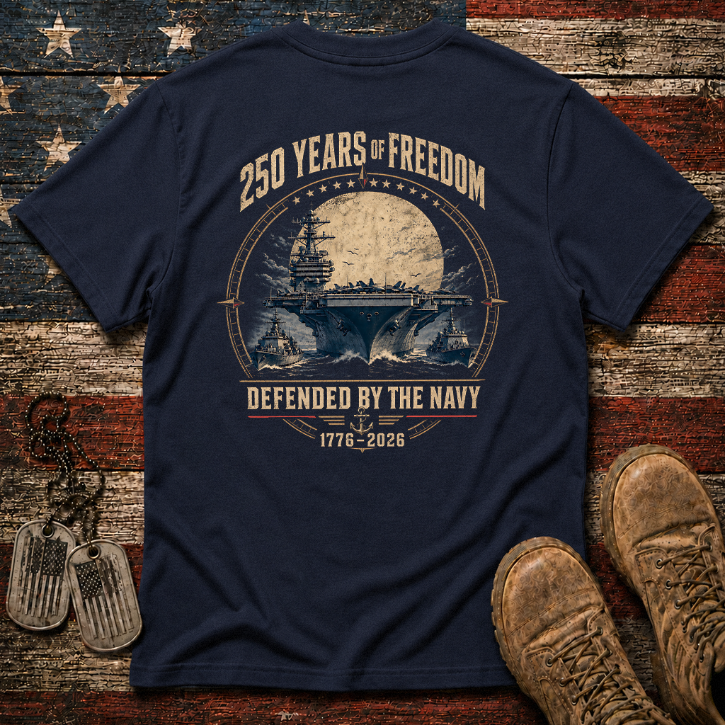 250 Years Of Freedom The Navy Classic Tee