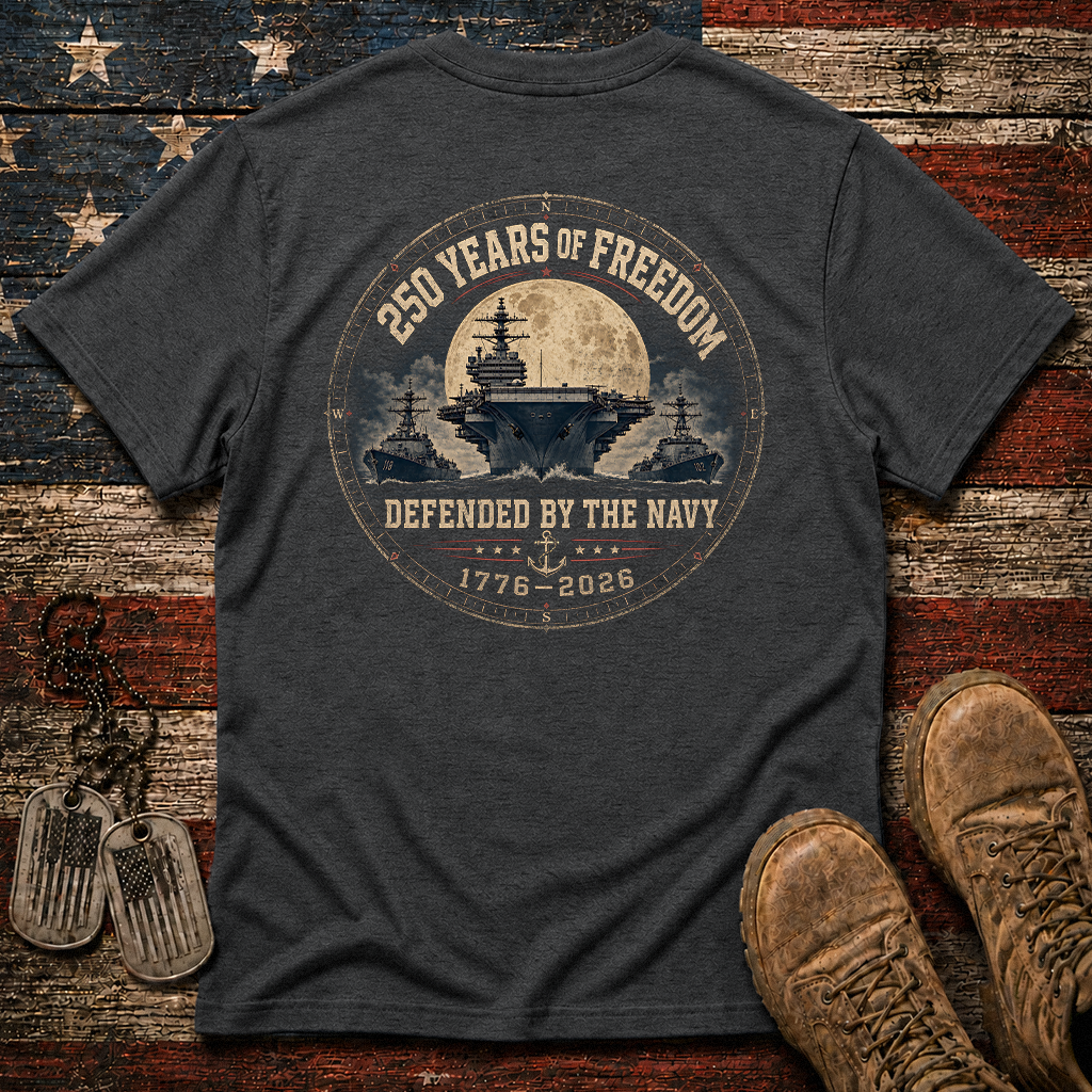 250 Years Of Freedom The Navy Classic Tee