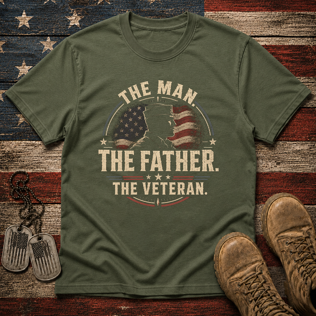 The Man The Father The Veteran Classic Tee