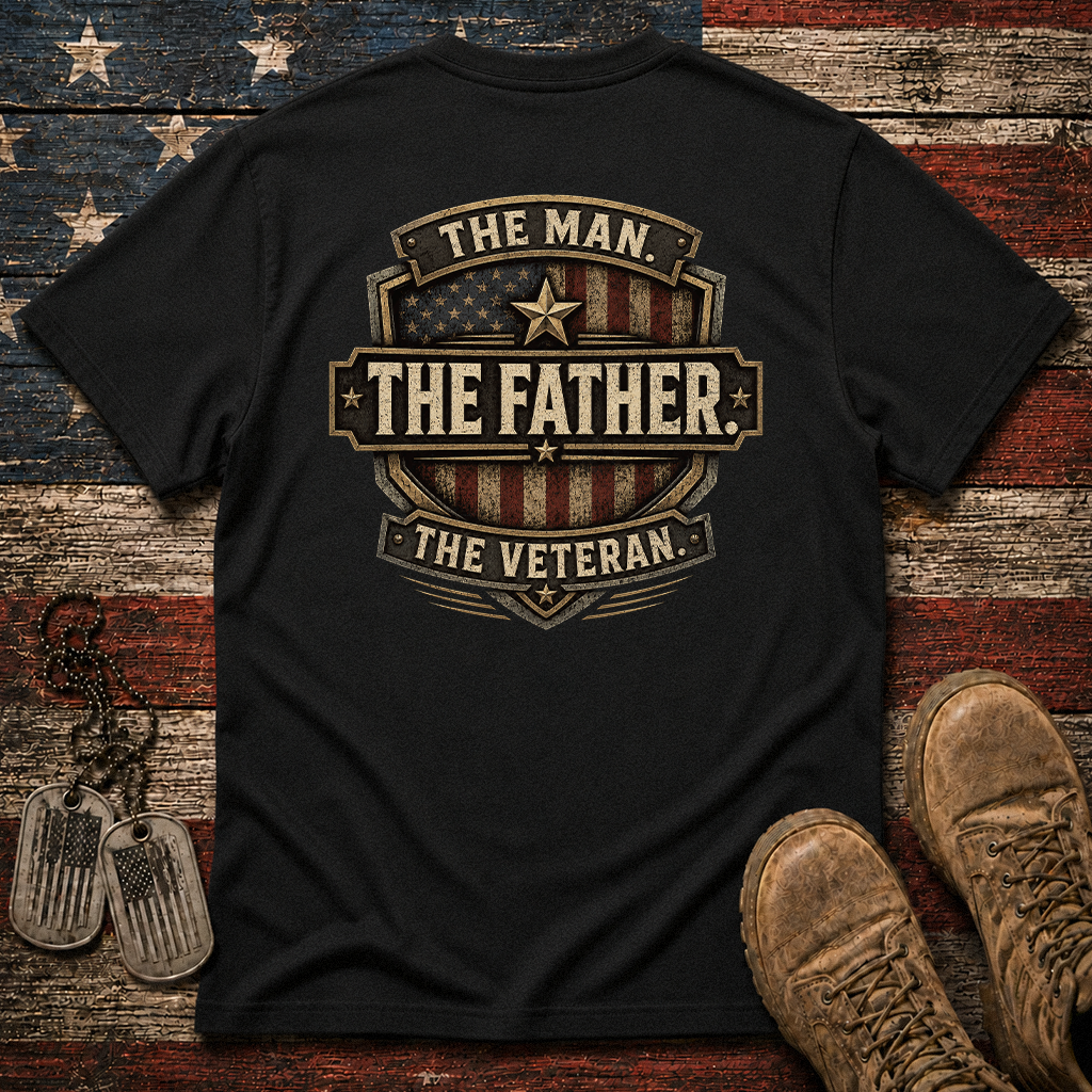 The Man The Father The Veteran Classic Tee